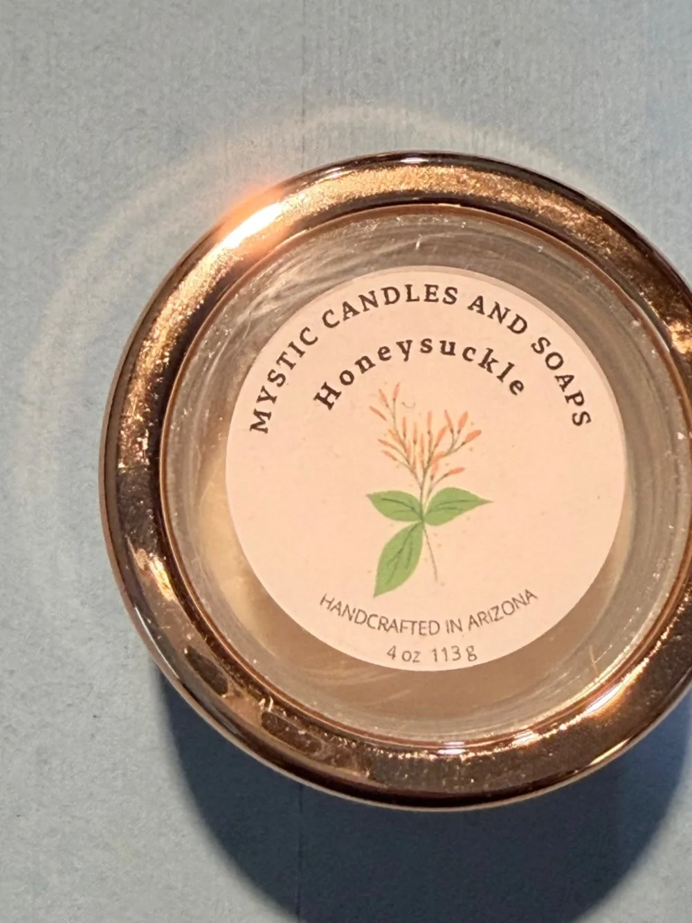 Handcrafted Soy Wickless Candles in Various Scents